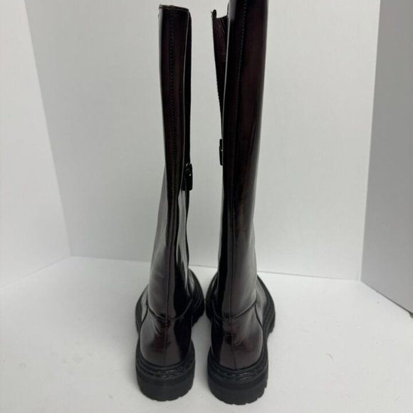 Vince Camuto Womens Phrancie Knee High Boot Eggplant Leather Size 8 M - Picture 4 of 6